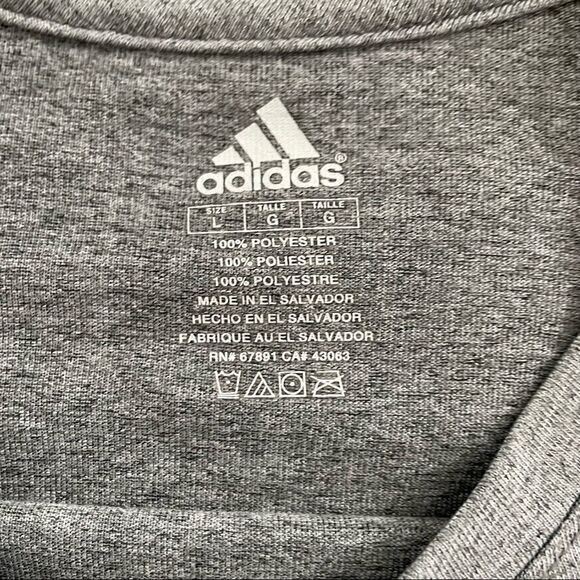 Adidas Red Bull Soccer MLS Climalite Long Sleeve Tshirt L - Picture 3 of 4